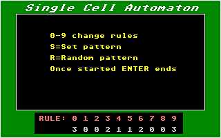 Single Cell Automaton — screenshot 1